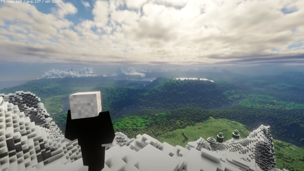 Distant Horizons mod blows past Minecraft's max render distance, pushing viewable terrain out to an unbelievable 512 chunks